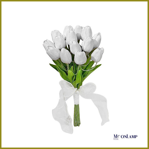 Tulip lamp white