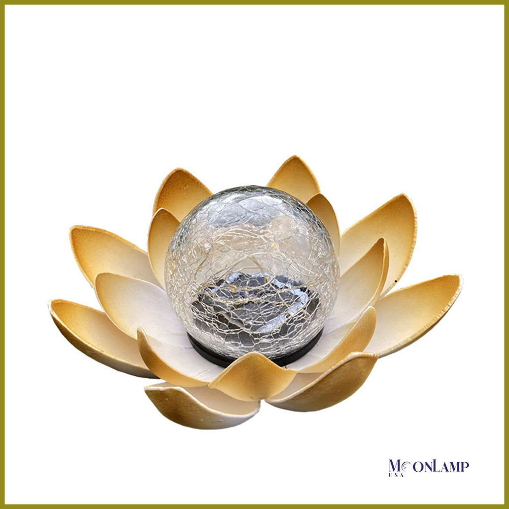 Lotus Flower Outdoor Solar Lamp Original Moon Lamps