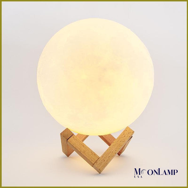 3D Print Moon Lamp 2 colors touch sensor
