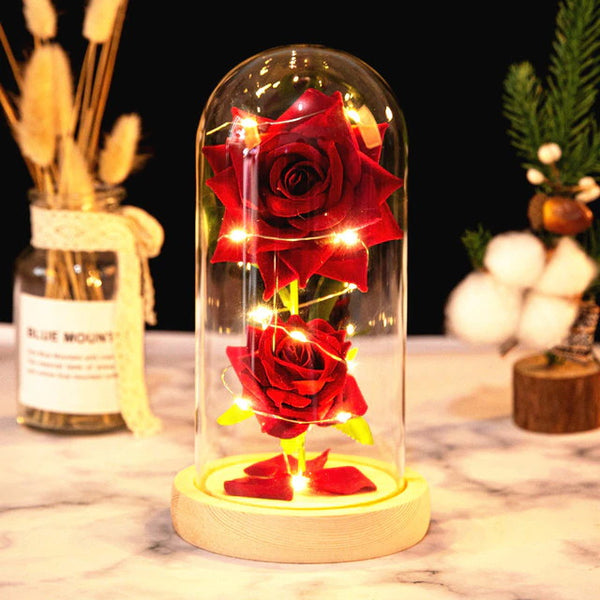 led light up roses
