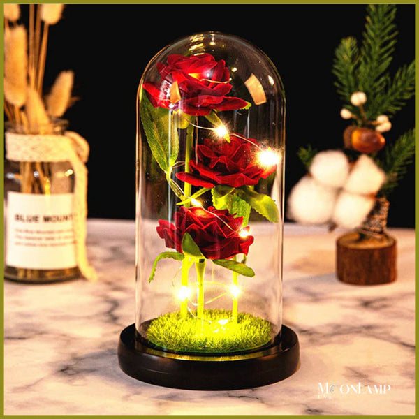 enchanted rose light up