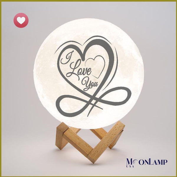 Predesigned moon lamp - romantic gift!