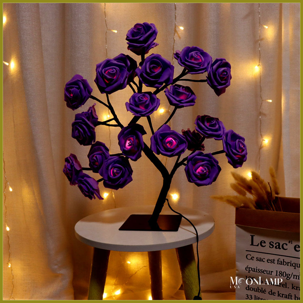 Rose light lamp sale