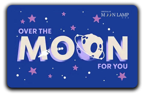 Moon Lamp Gift Card Blue Variant